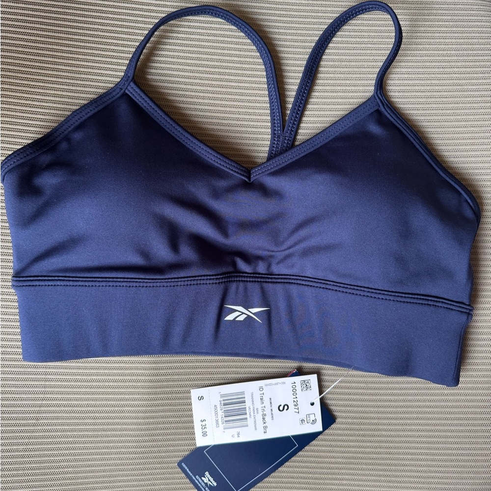 Reebok Blue Racerback Sports Bra Intimates
